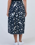 Ink Barnacles Ruched Waist Skirt