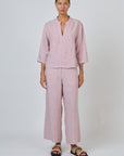 Button Front Pant Radish