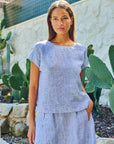 Scoop Neck Top Sliver