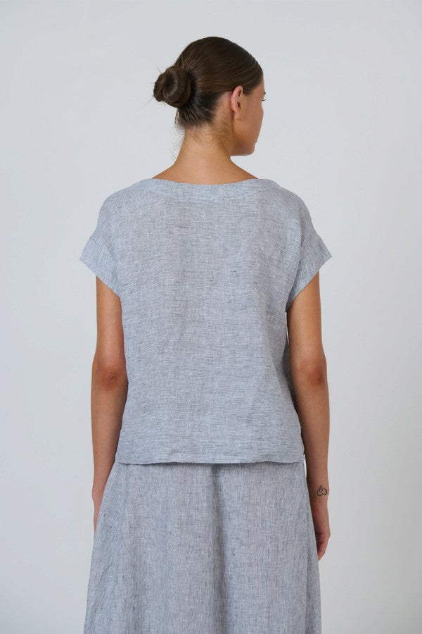 Scoop Neck Top Sliver