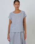 Scoop Neck Top Sliver