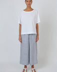 Basic Poplin Top White