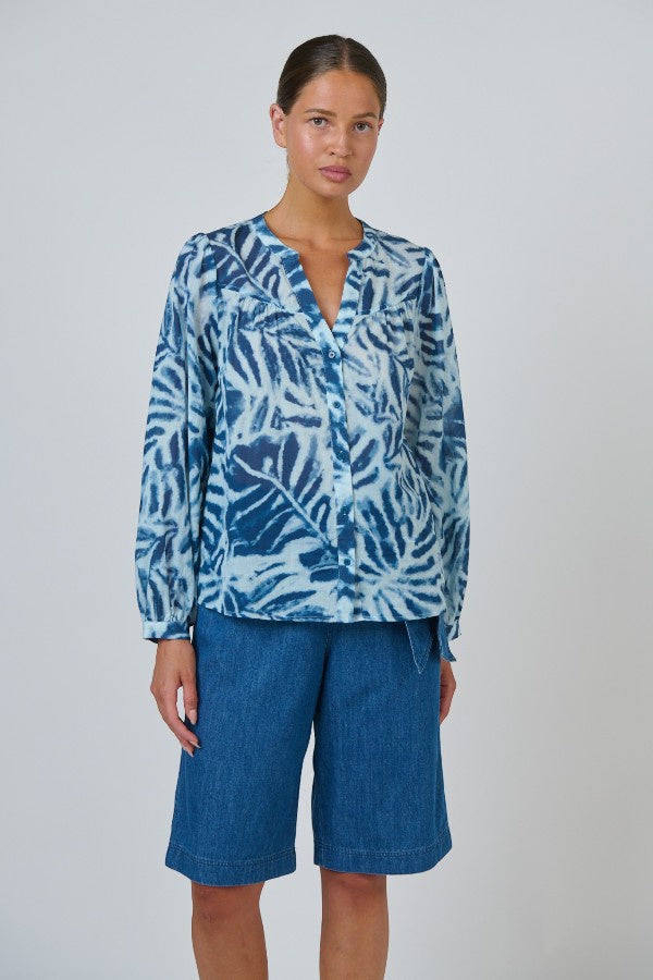 Gather Detail Shirt Palmier