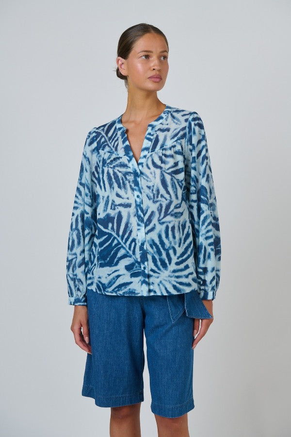 Gather Detail Shirt Palmier