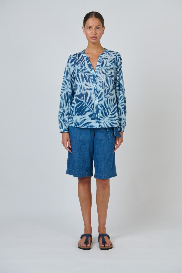Gather Detail Shirt Palmier