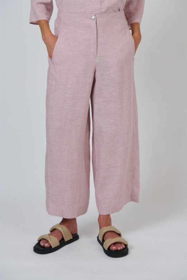 Button Front Pant Radish