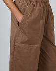 Cropped Wide Pant Cookie