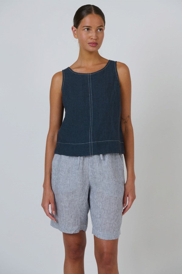 Long Linen Short Sliver