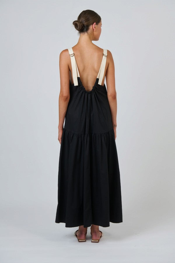 Strap Detail Dress Black