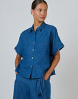 Button Up SS Shirt Chambray