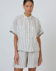 Tie Waist Shorts Travertine