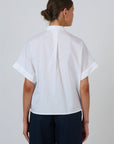 Button Up SS Shirt White