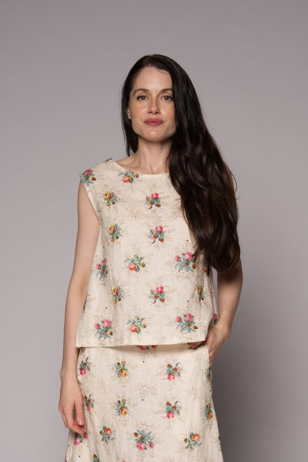 Singlet Top Rosebud