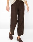 Maine Crop Linen Pant Coffee