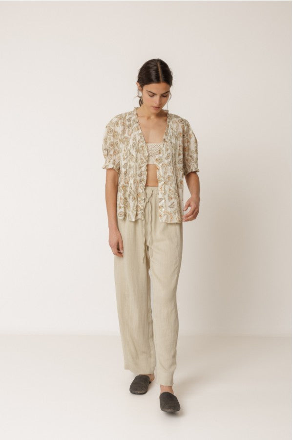 Micro Ruffle Shirt