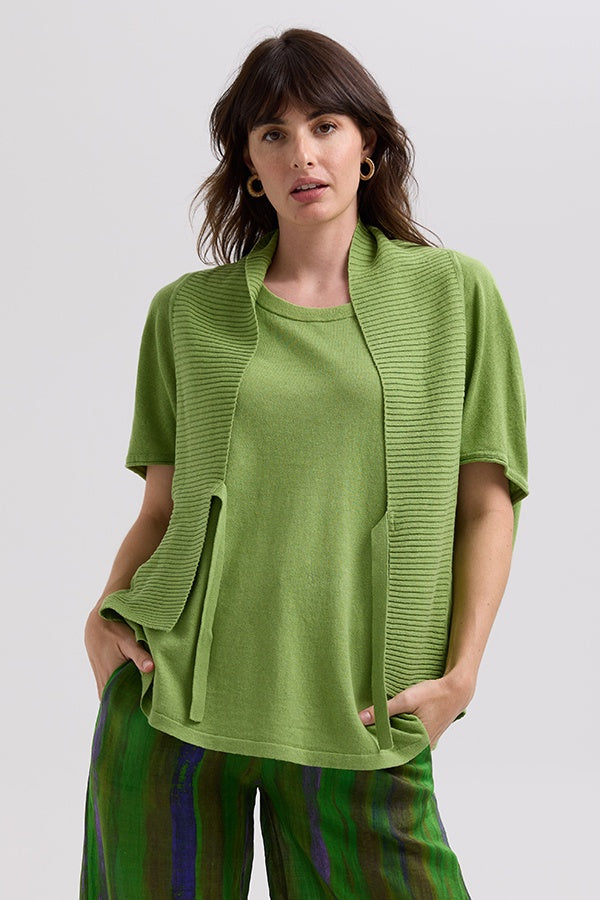 Linen Tie Cardi