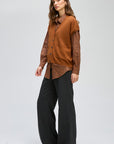 Button Vest Nutmeg
