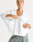 Offset Cardi White