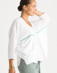 Offset Cardi White