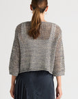 Colour Mix Cardi Graphite