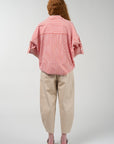 Connect Stripe Shirt Tangerine