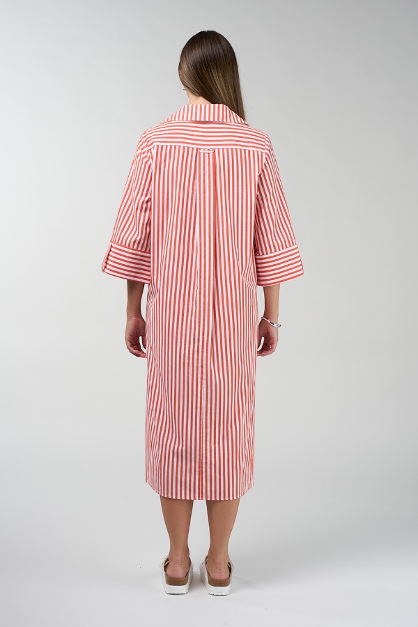 Connect Stripe Shirt Dress