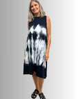 Mono Print Dress