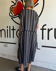 Oversized Stripe Cotton Dress