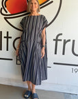 Oversized Stripe Cotton Dress