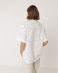 Lace Poplin Shirt