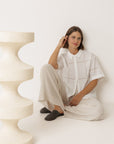 Lace Poplin Shirt