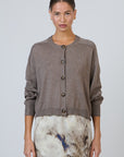 Classic Button Cardi - Muck