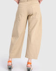 Cotton Barrel Pant Sand