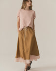 Zone Cap Tee Blush