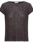 Reme Stripe Knit Ink/Choc