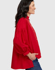 Lydia Shirt Red