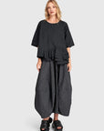 Urban Ruffle Top - Black