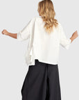 Urban Ruffle Top - White