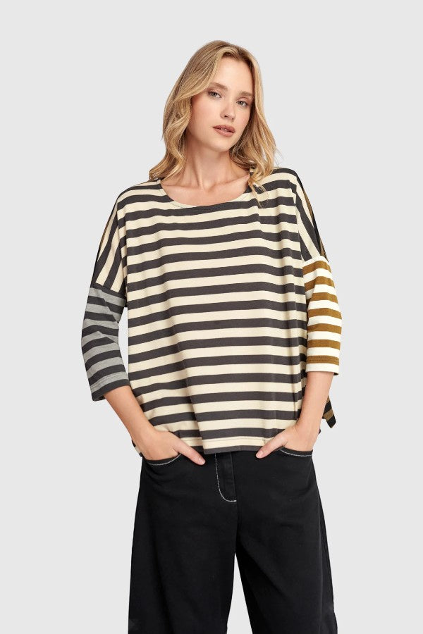 Urban Boxy Stripe Tee