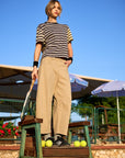 Cotton Barrel Pant Sand