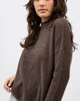 Sloan Mockneck Espresso