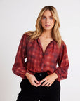 Shirred Neck Blouse