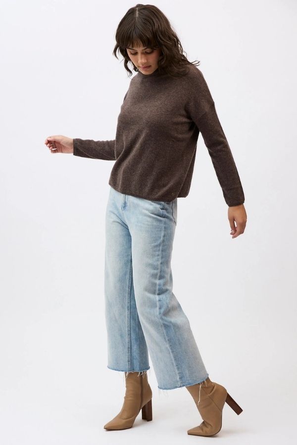Sloan Mockneck Espresso