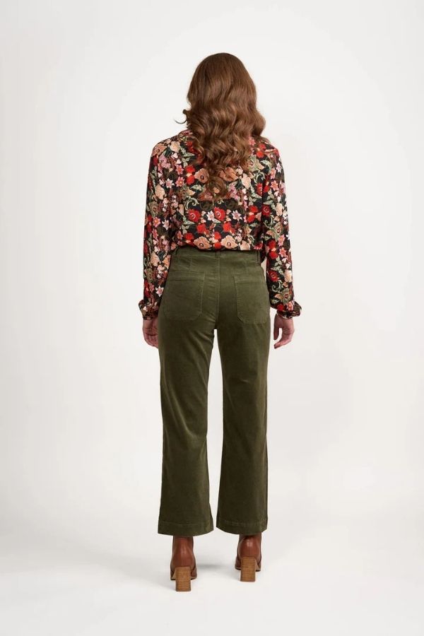 Daily Straight Crop Cord Jean