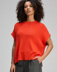 Sleeveless Essential Crew Knit