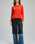 Essential Crew Knit Paprika