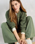 Demi Utility Jersey Jacket
